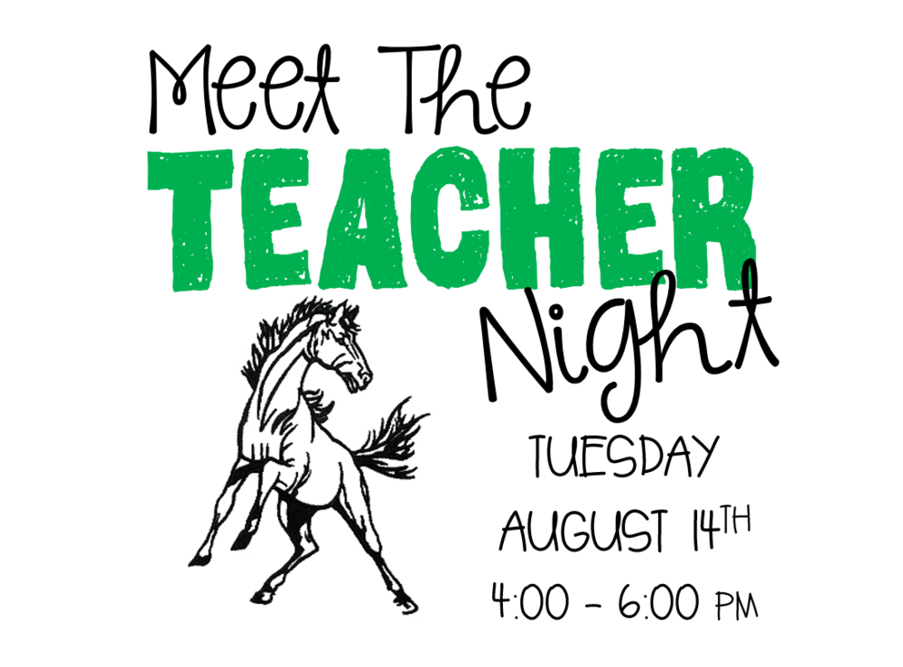 Back to School Night is August 14th from 4-6:00p.m.
