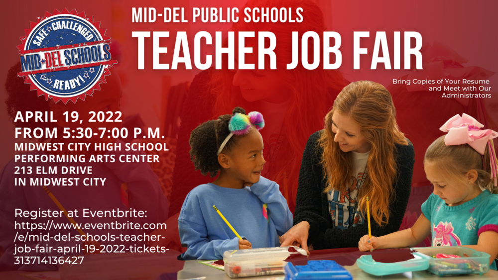 Teacher Job Fair April 19, 2022 | Country Estates Elementary School