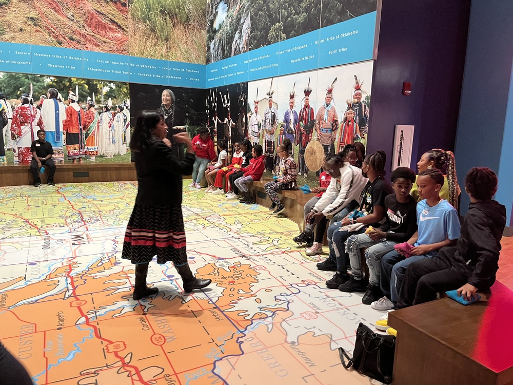 P. Hill Visits the First Americans Museum Pleasant Hill Elementary School