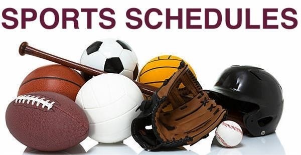 CAHS Sports Schedules