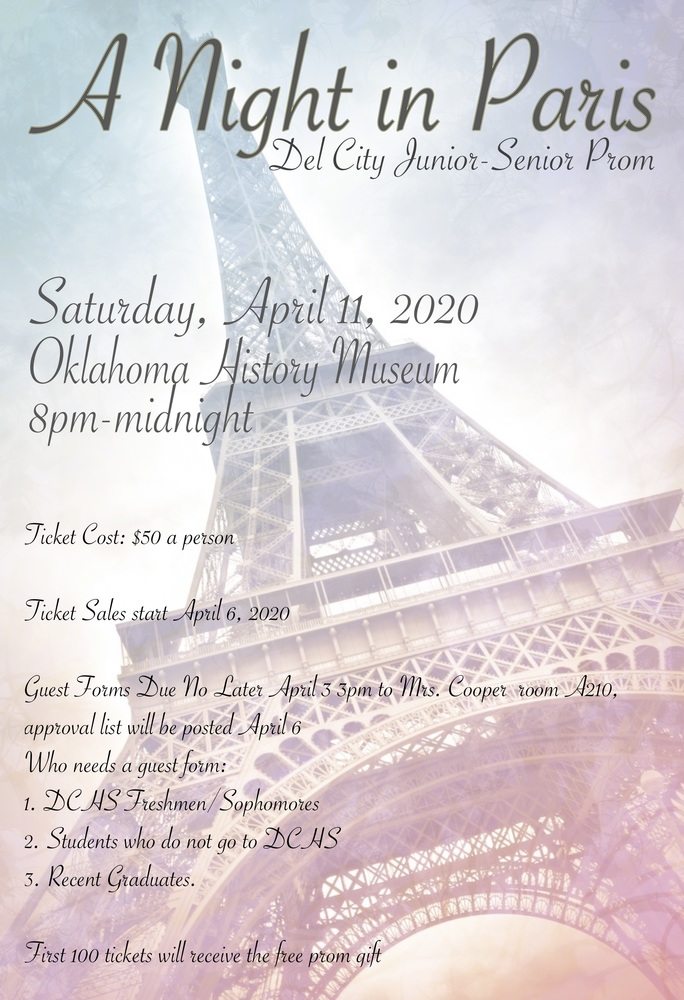 Del City High School Prom Info