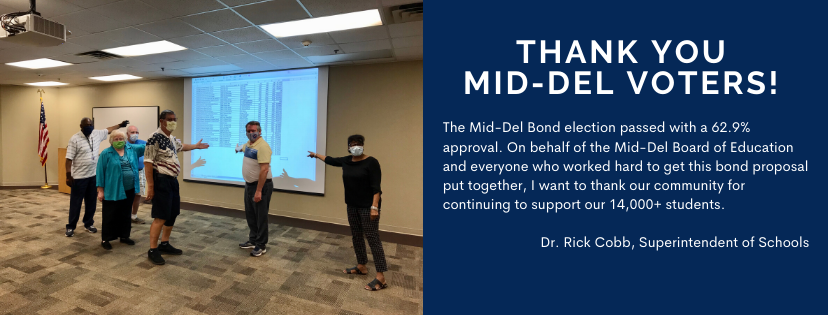 Thank You Mid-Del Voters! The Bond Election Passed!
