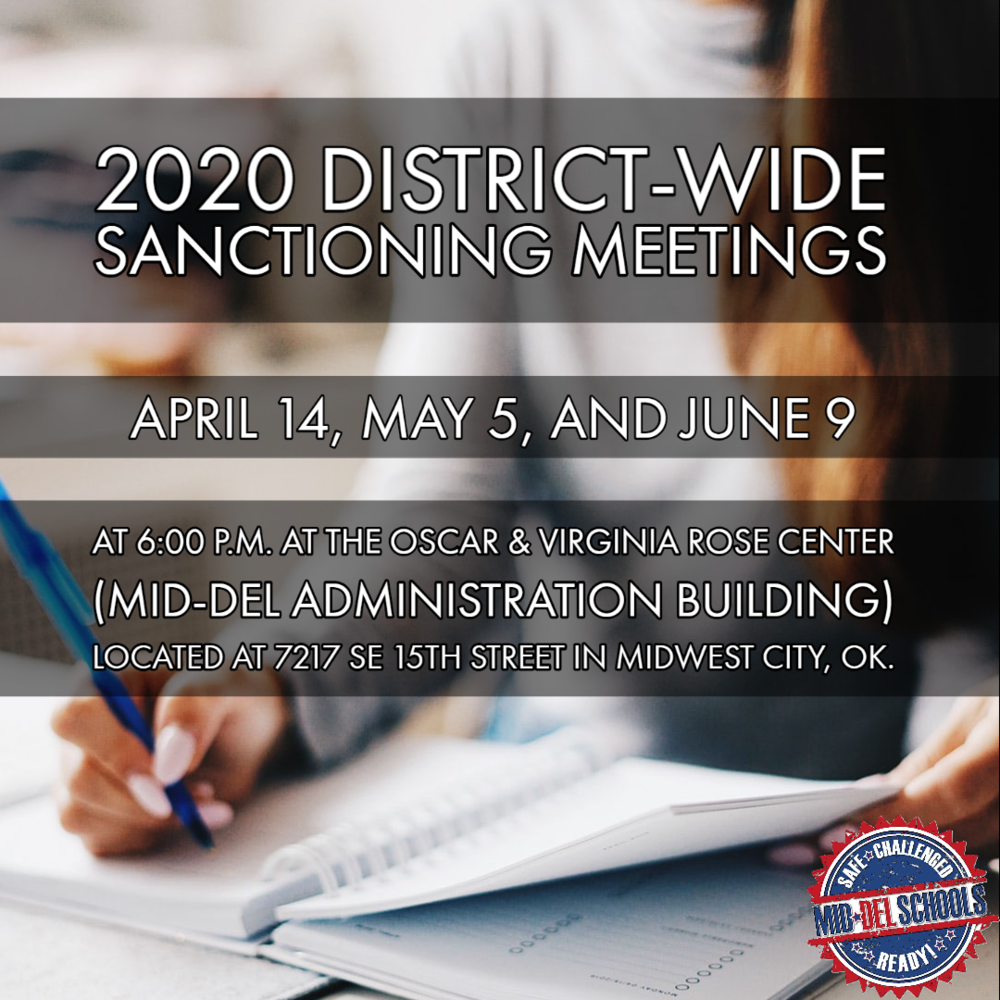 2020 Sanctioning Meetings