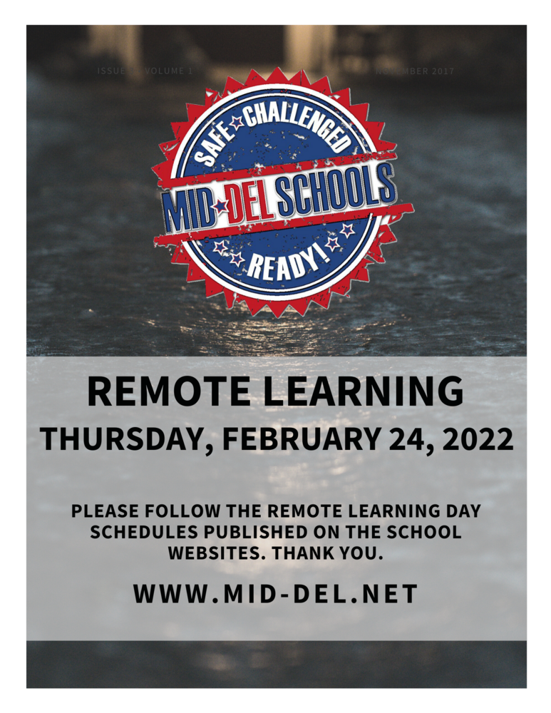 Remote Learning Day 2-24-2022
