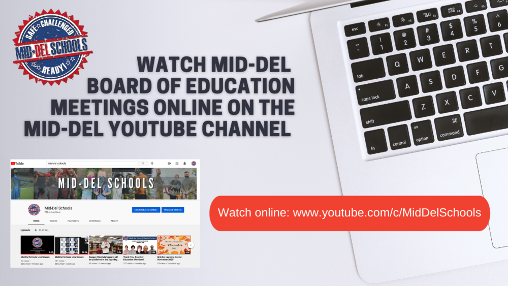 Board of Education Meetings Will Livestream on YouTube Channel