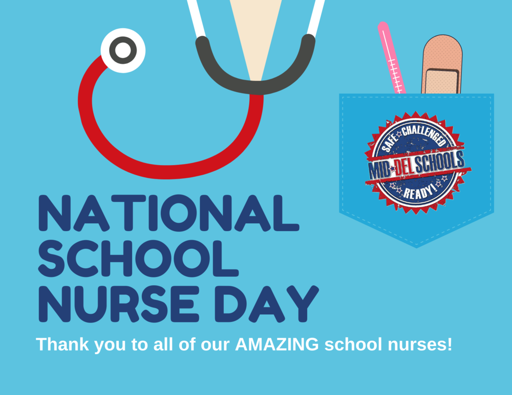 Happy School Nurse Day! MidDel School District