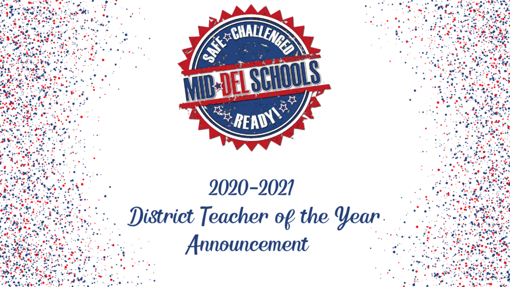 Mid-Del Names 2020-2021 District Teacher of the Year
