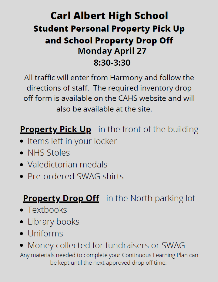 Student Property Pick Up