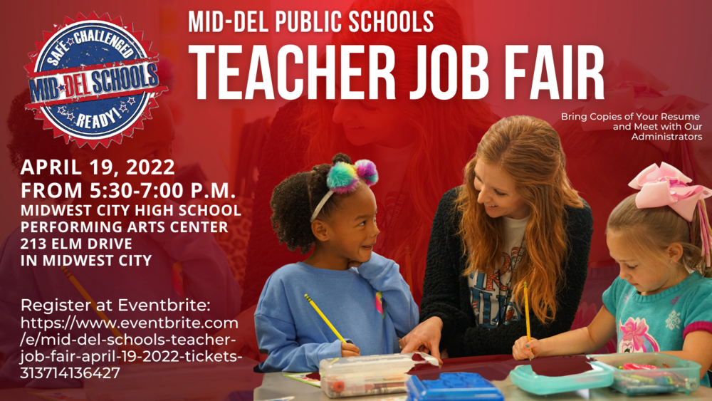 Teacher Job Fair April 19, 2022 Epperly Heights Elementary School