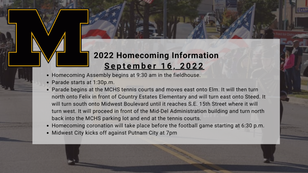 MCHS Bomber Information Midwest City High School