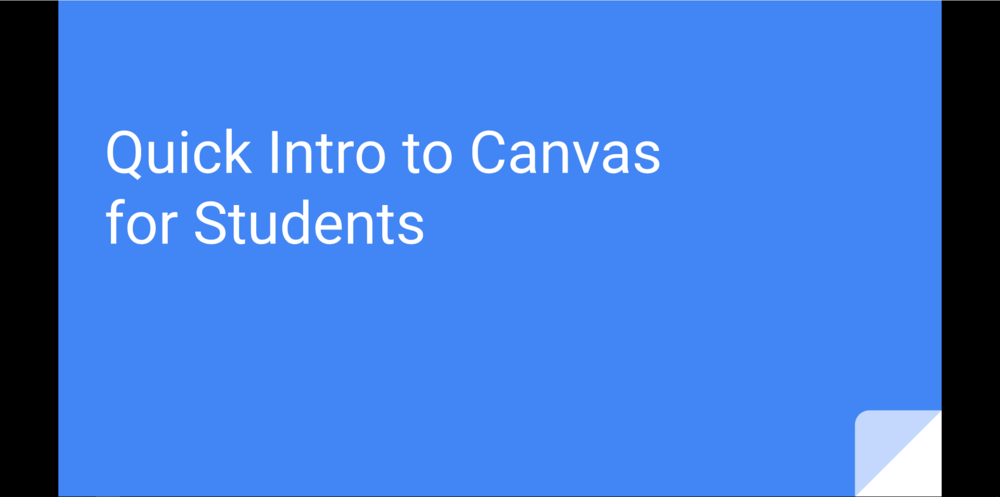 Canvas Guide for Students