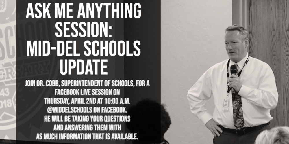 Video Update from Superintendent Cobb 4-2-2020