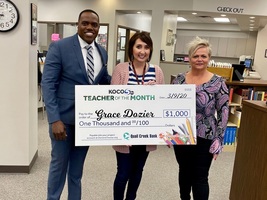 Grace Dozier - Teacher of the Month