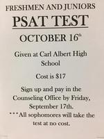 PSAT Testing Info