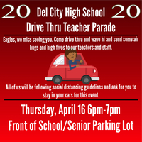 Drive Thru Teacher Parade Today 6pm