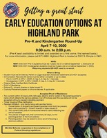 2020-2021 Pre-K/Kindergarten Enrollment Round-Up Information
