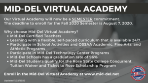 Mid-Del Offers Virtual Learning with Semester Commitment