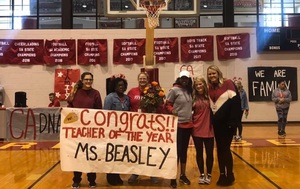 Kudos Ms. Beasley - CAHS Teacher of the Year!!!