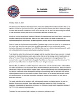 COVID-19 Update from Superintendent Cobb 3-23-2020
