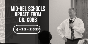 Update from Superintendent Cobb 4-12-2020