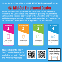 New Virtual Line at Central Enrollment Center
