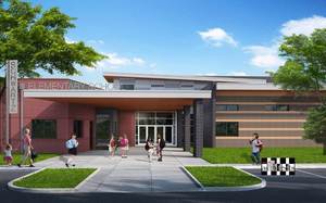 First Look at New Entrance of Schwartz